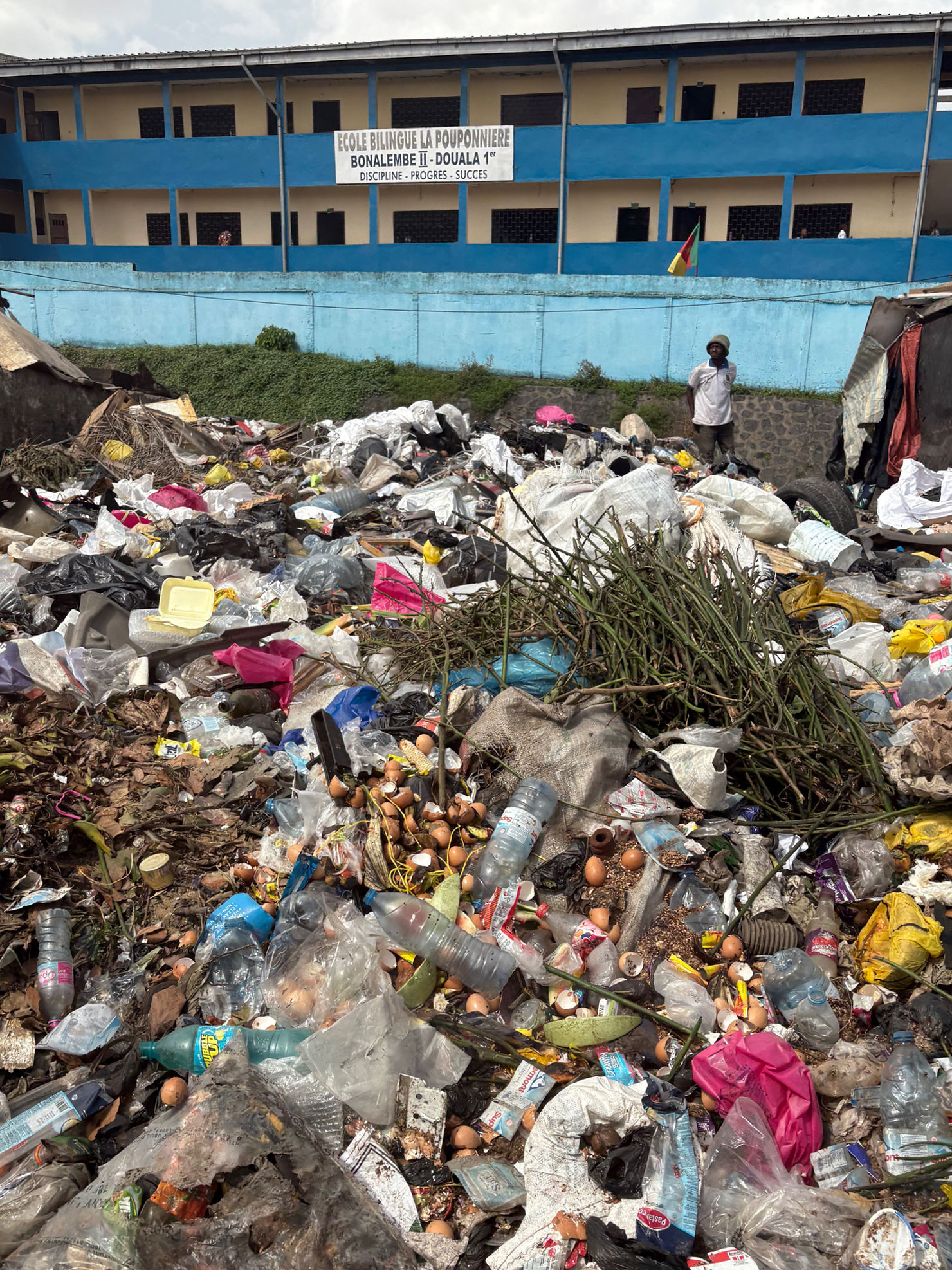 Waste dumped in Douala